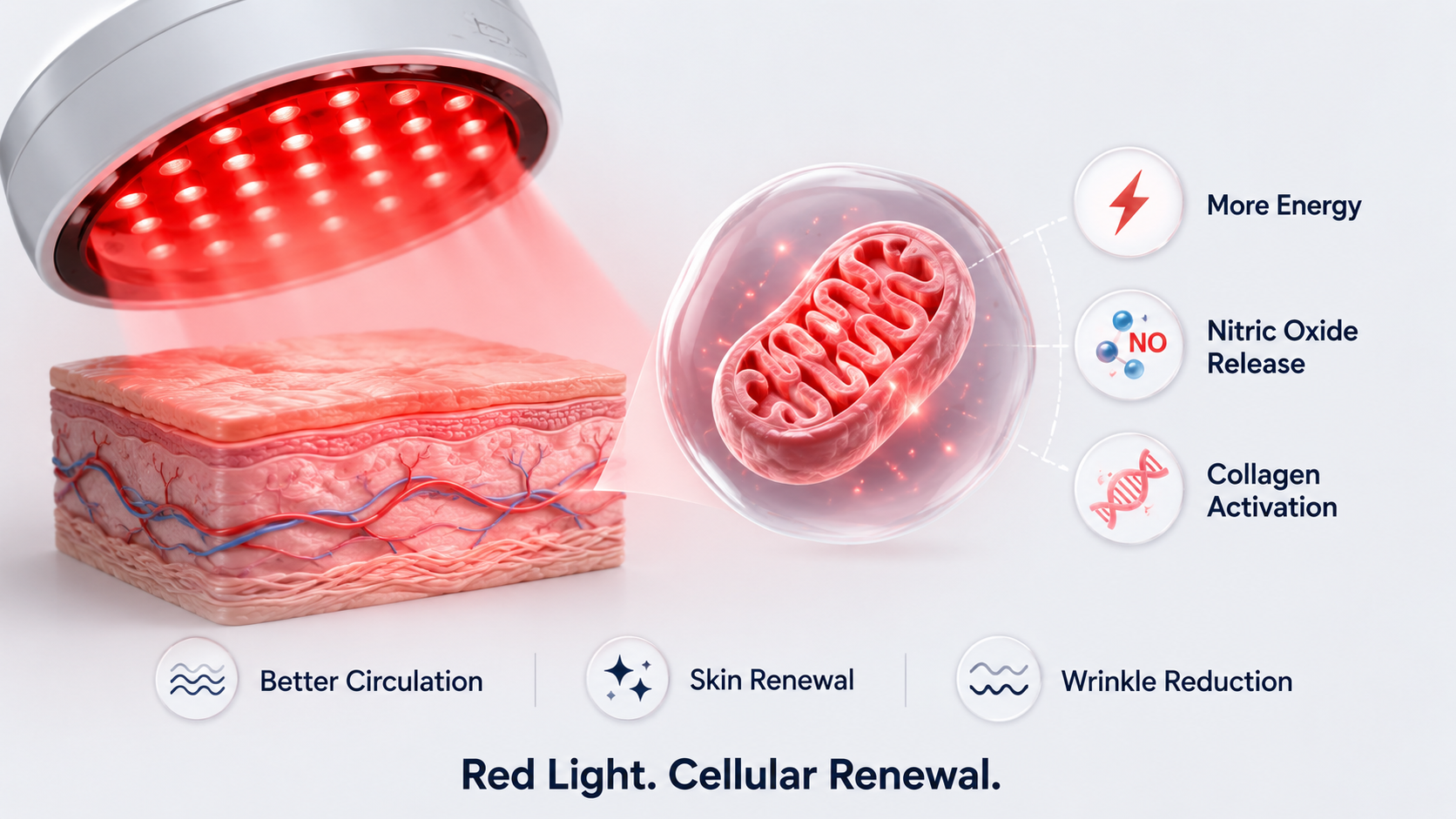 How light stimulates collagen