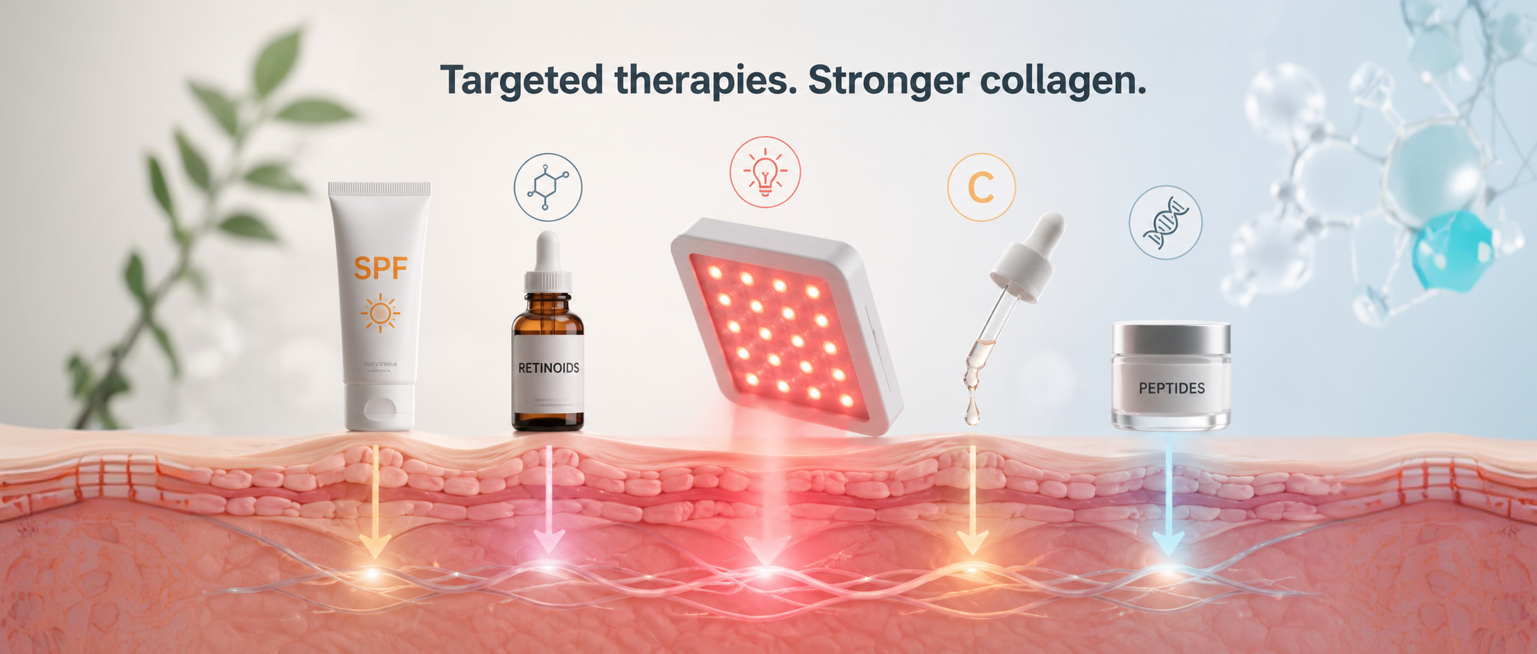 Slowing collagen loss
